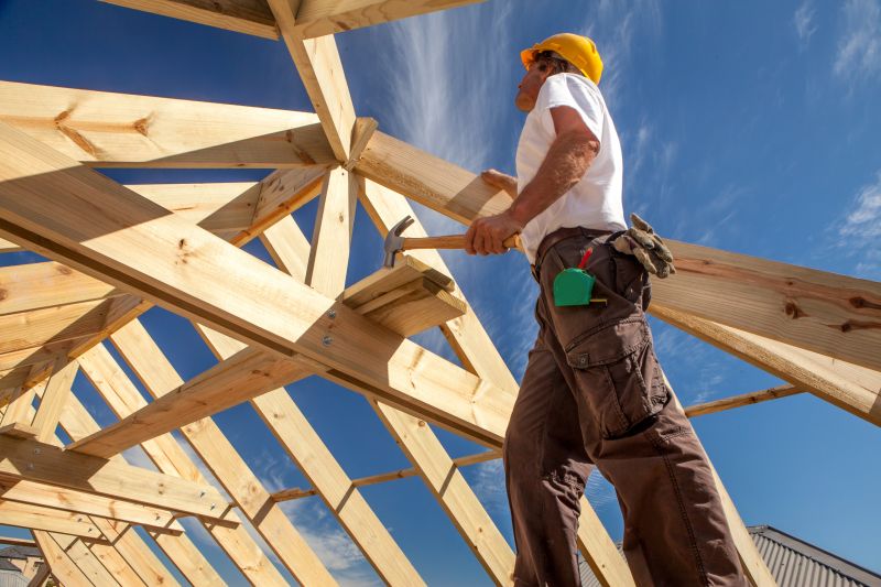 A Frame Roof Installation in Oakland, MD