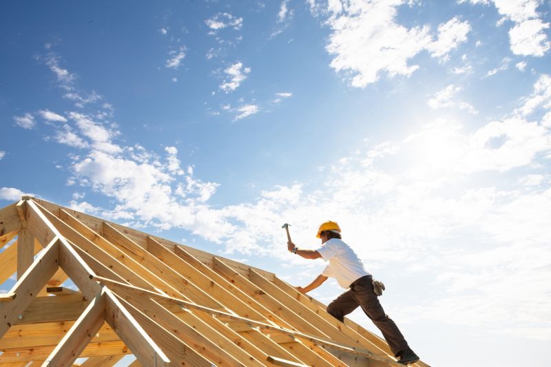 A Frame Roof Installation in Oakland, MD