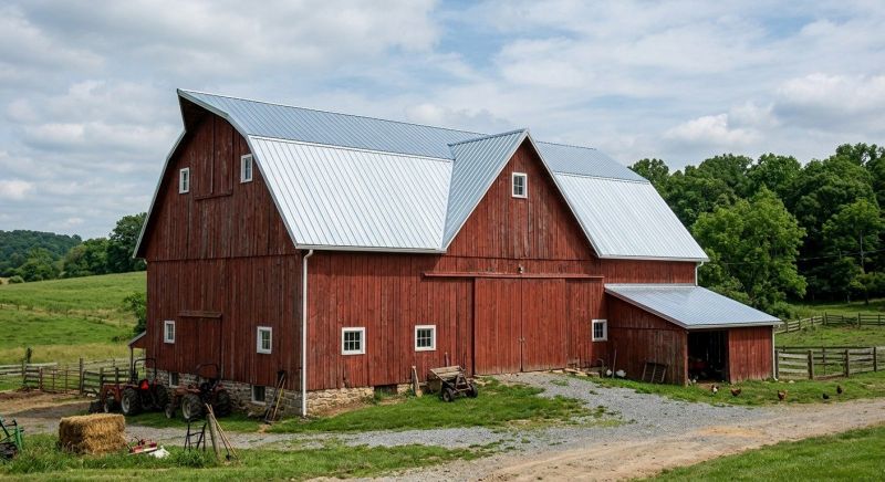 Barn Roof Replacement in Friendsville, MD