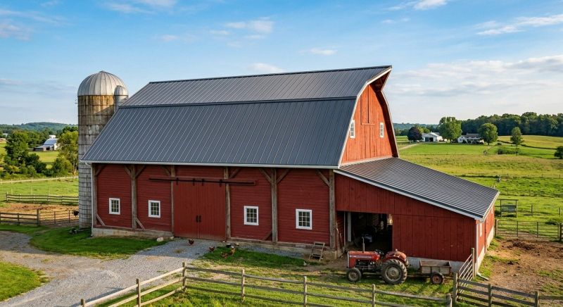 Barn Roof Replacement in New Creek, WV