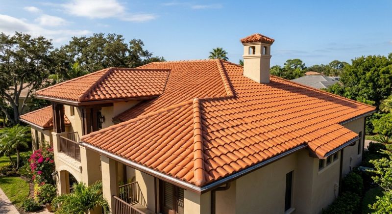 Barrel Tile Roof Installation in Oakland, MD