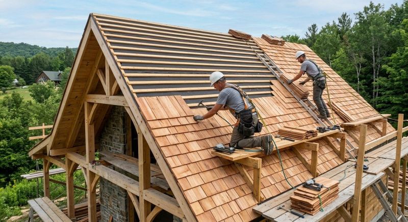 Cedar Roof Construction in Oakland, MD