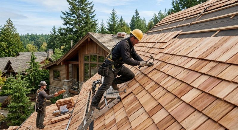Cedar Roof Installation in Keyser, WV