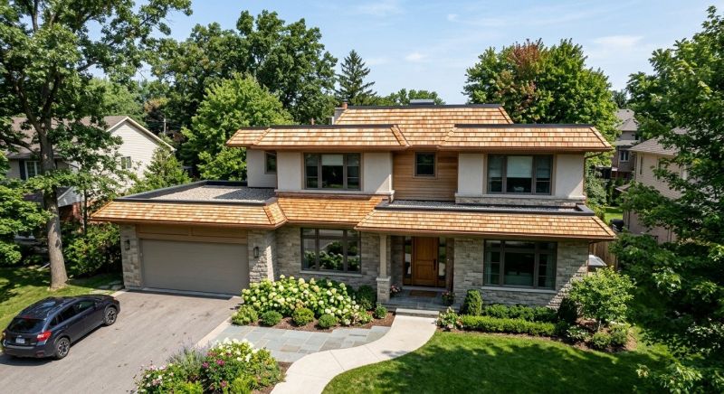 Cedar Shake Roof Construction in Accident, MD