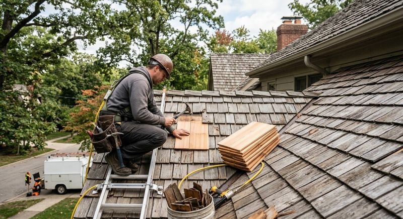 Cedar Shake Roof Repair in Oakland, MD