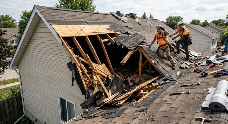 Collapsing Roof Repair in Oakland, MD
