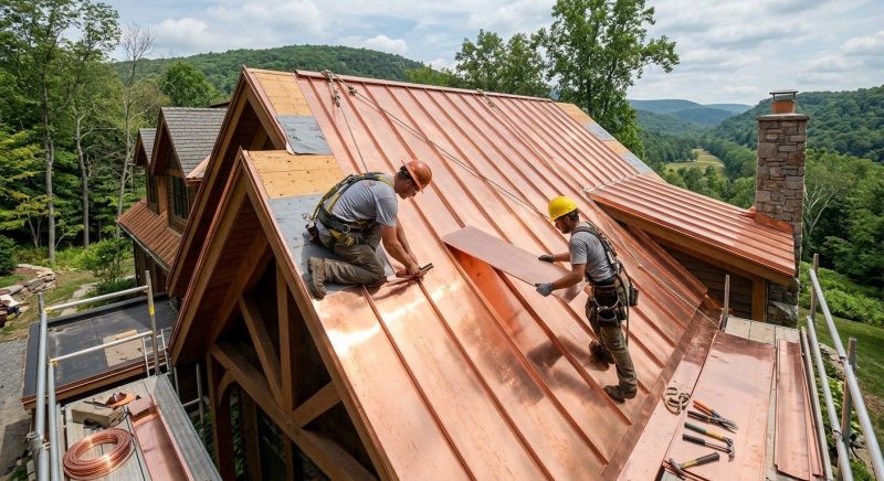 Copper Roof Installation in Oakland, MD