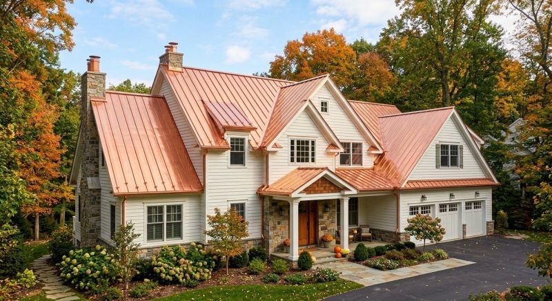 Copper Roof Replacement in Oakland, MD
