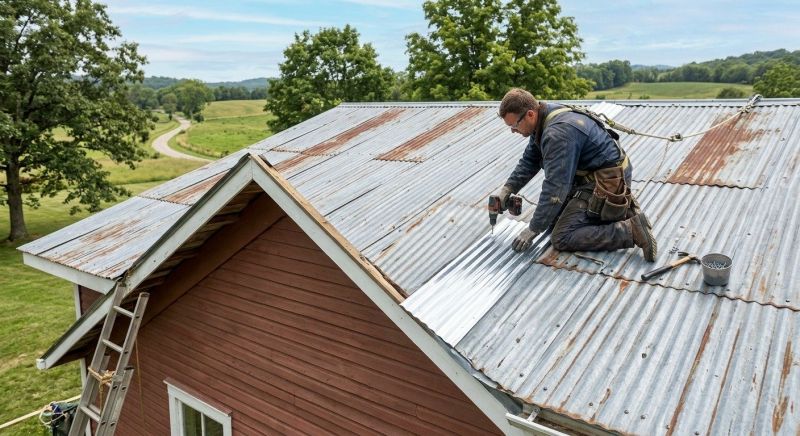 Corrugated Roof Repair in Kingwood, WV
