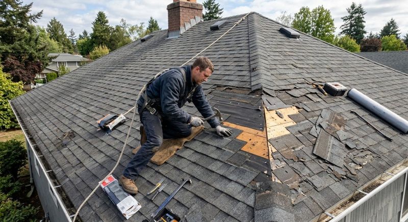 Damaged Roof Repair in Friendsville, MD