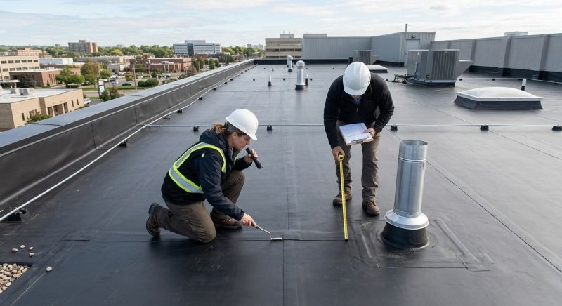 Flat Roof Inspection in Oakland, MD