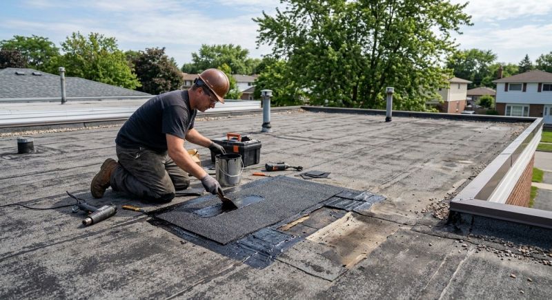 Flat Roof Repair in Garrett County, MD