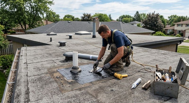 Flat Roof Repair in New Creek, WV