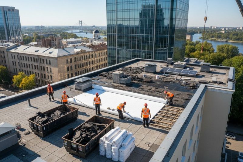 Flat Roof Replacement in Accident, MD