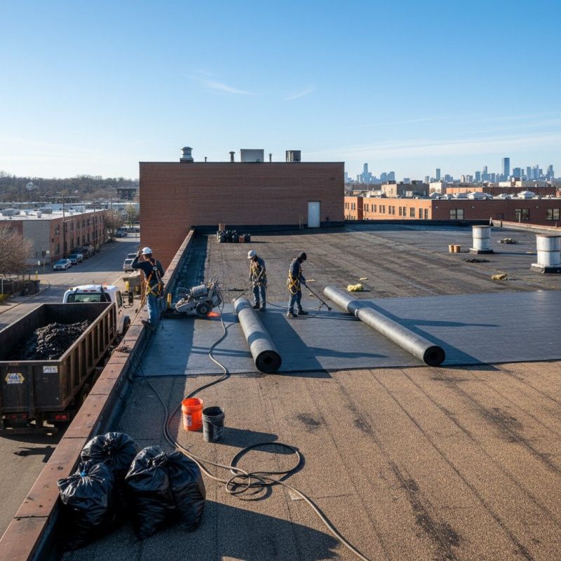 Flat Roof Replacement in Oakland, MD