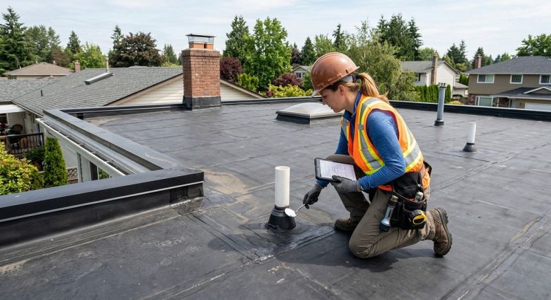 Garage Roof Inspection in Oakland, MD