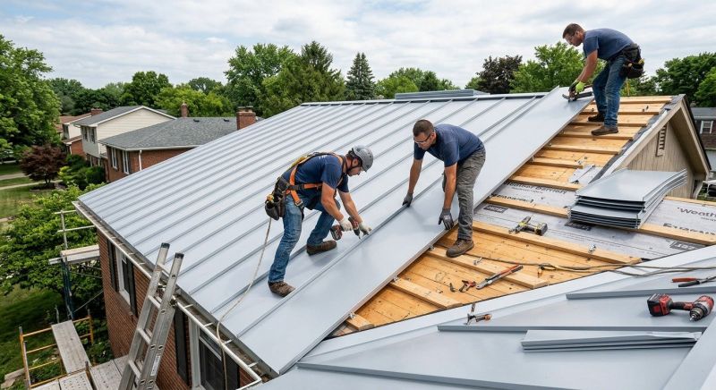 Metal Roof Installation in Accident, MD