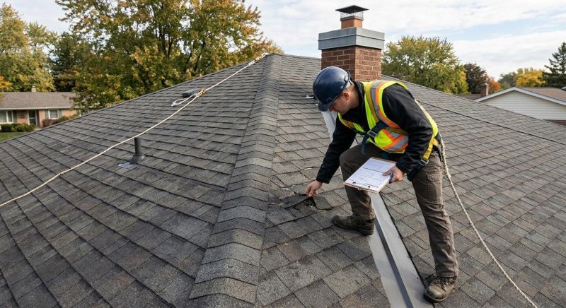 Roof Damage Inspection in Accident, MD