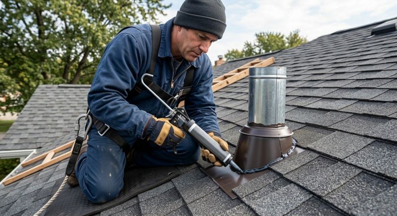 Roof Vent Flashing Repair in Oakland, MD