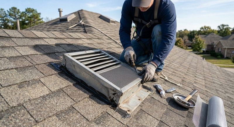 Roof Vent Flashing Repair in Oakland, MD
