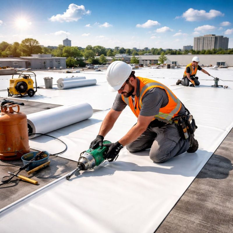 Rubber Roof Installation in Oakland, MD