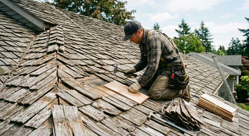 Shake Shingle Repair in Oakland, MD