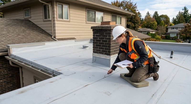Single Ply Roof Inspection in Oakland, MD