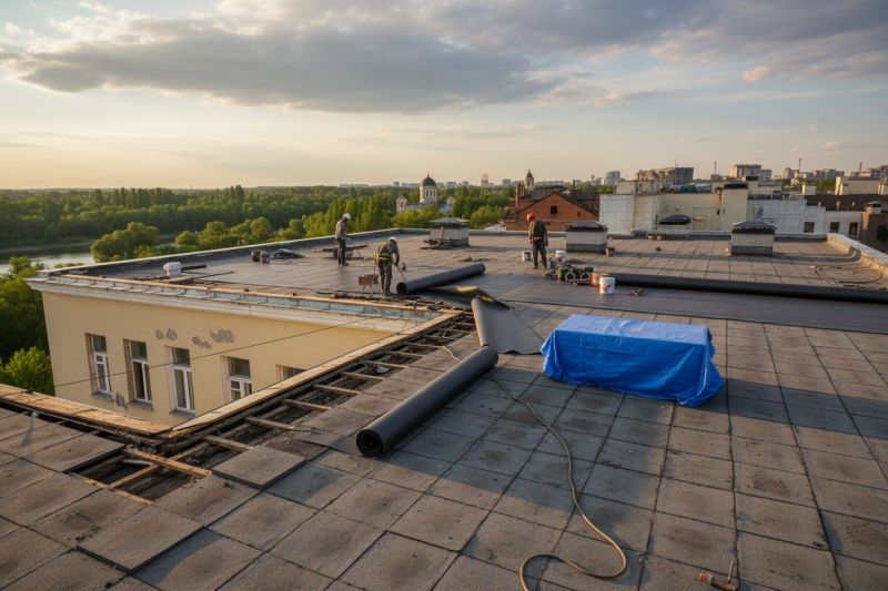 Single Ply Roof Replacement in Garrett County, MD