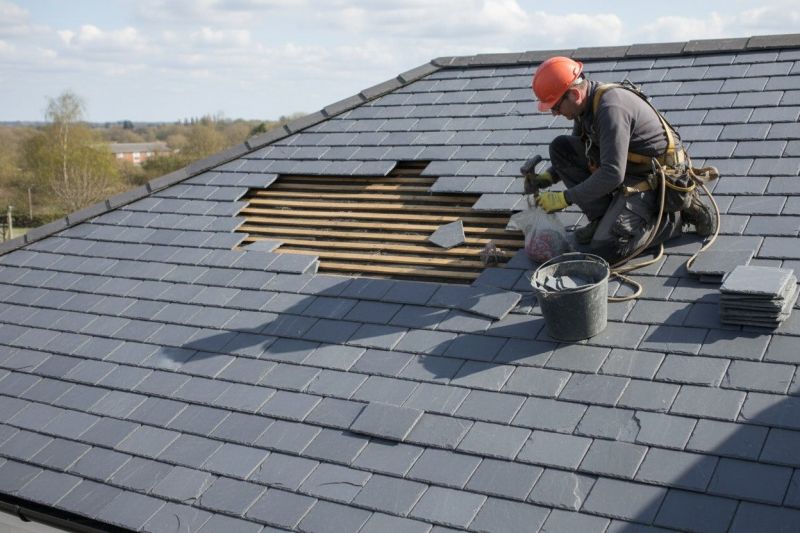 Slate Roof Leak Repair in Oakland, MD