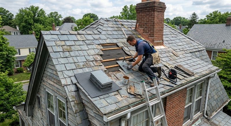 Slate Roof Maintenance in Oakland, MD