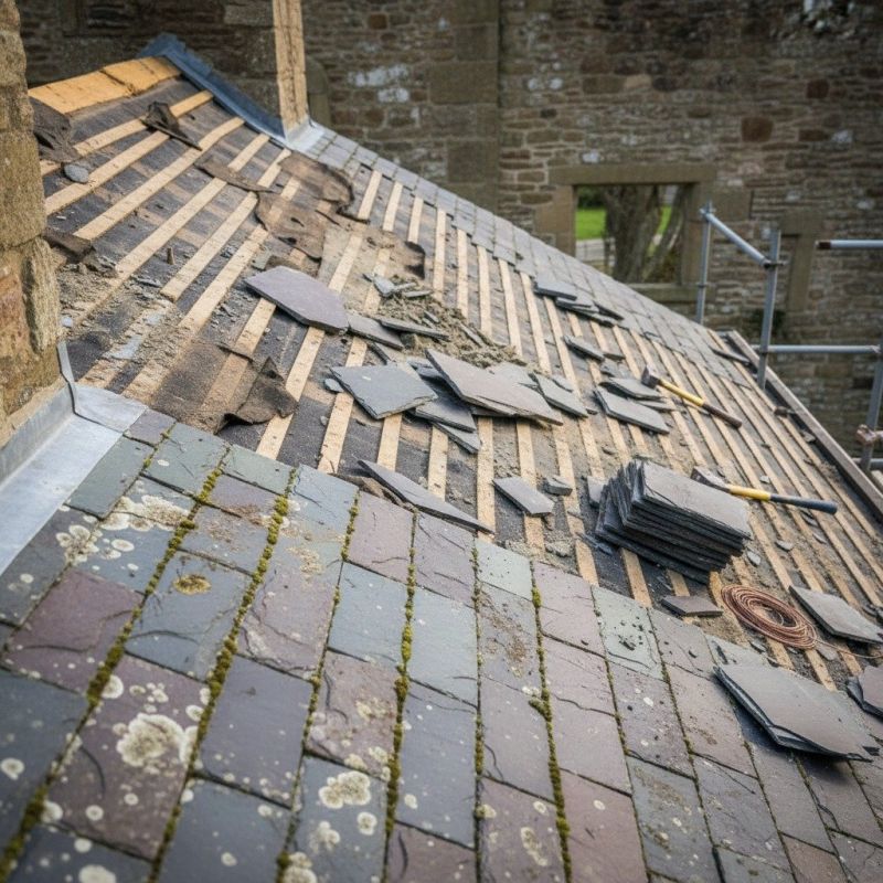 Slate Roof Replacement in Accident, MD