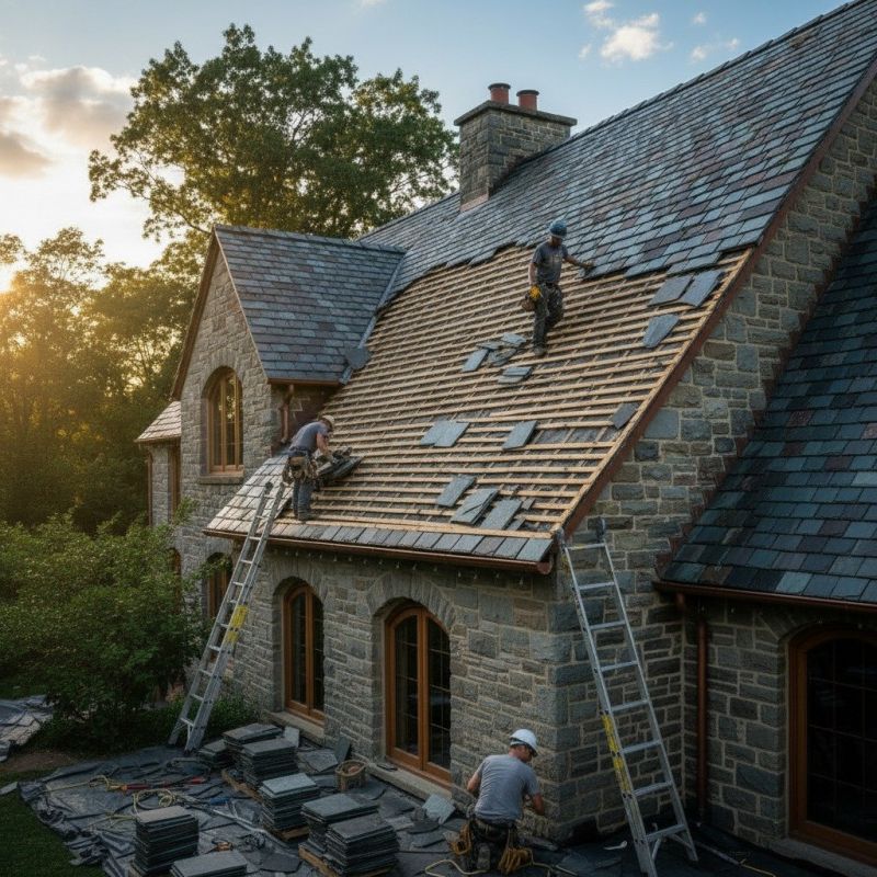 Slate Roof Replacement in Friendsville, MD