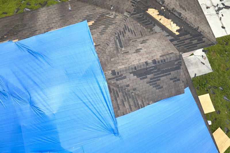 Storm Damage Roof Tarping in Oakland, MD
