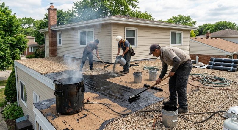 Tar And Gravel Roof Repair in Accident, MD