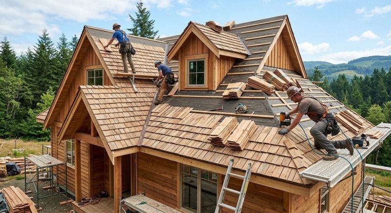 Wood Roofing Installation in Accident, MD