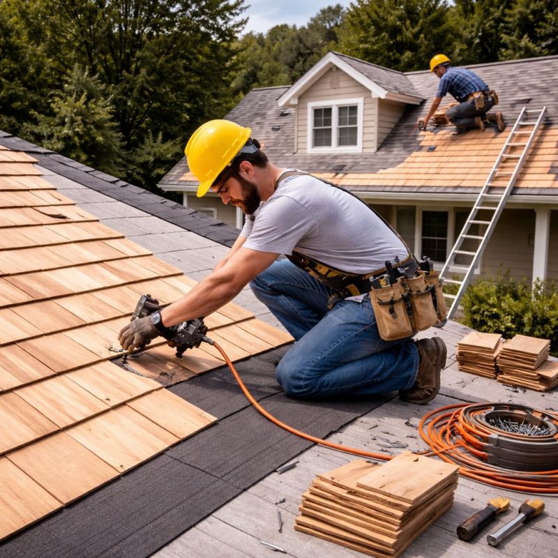 Wood Roofing Installation in Swanton, MD