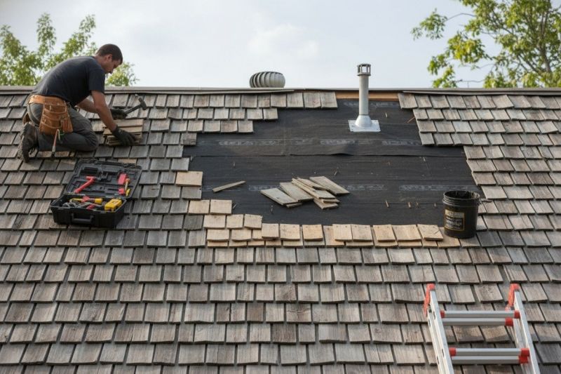 Wood Shake Roof Repair in Garrett County, MD
