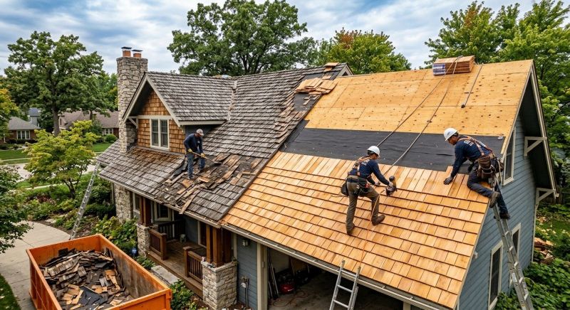 Wood Shingle Roof Replacement in Oakland, MD