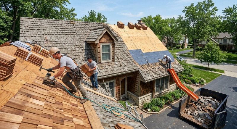 Wood Shingle Roof Replacement in Oakland, MD
