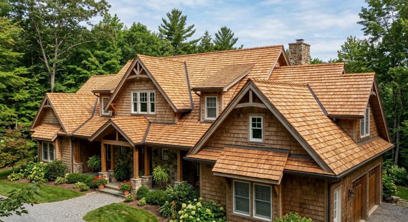 Wooden Roof Installation in Oakland, MD
